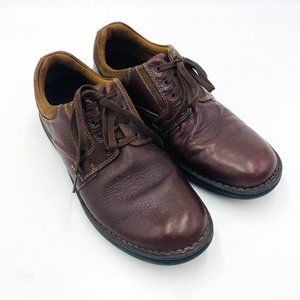 Dunham New Balance Brown Leather Oxford Shoes Lace-Up Men's Size 11B DAL08DBR
